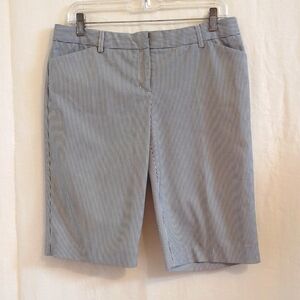Express Design Studio Shorts Black And White Stripes Size 8
